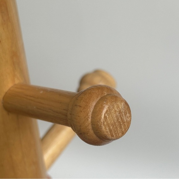 Wooden Mug Tree Holder Stand 6 Pegs - Picture 5 of 8